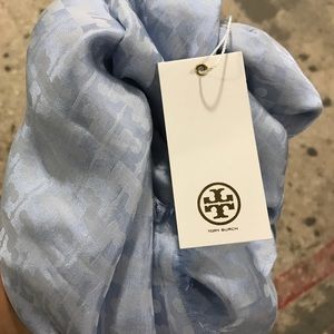 Tory Burch Logo Jacquard Oblong Scarf